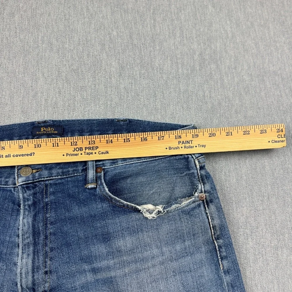 Polo Ralph Lauren Jeans Mens 38x30 Fits 38x29 Denim Straight Leg Medium Wash